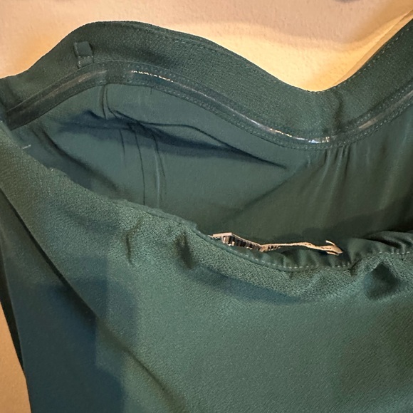 Elegant Teal Strapless Jumpsuit - Picture 6 of 6